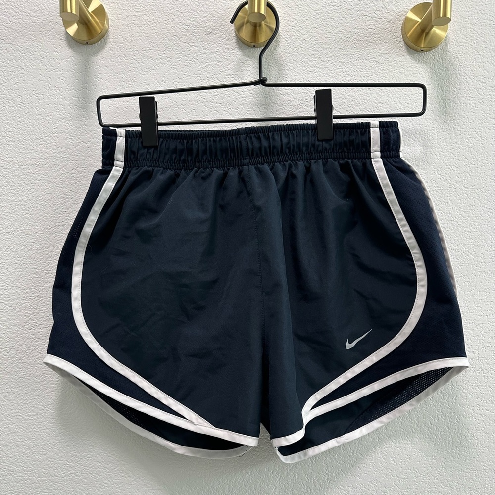 Navy Nike Dri-Fit Running Shorts (Women’s Size Small)